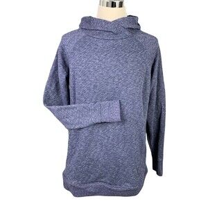 Tek Gear Pullover Hoodie Sweatshirt Men 1X Blue Heather Heavy Weight